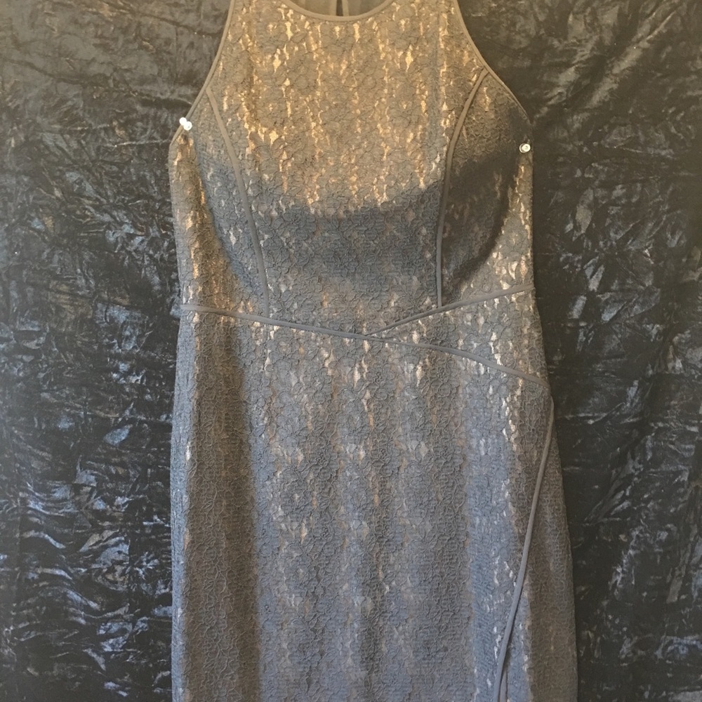 Sexy black lace BCBG LBD