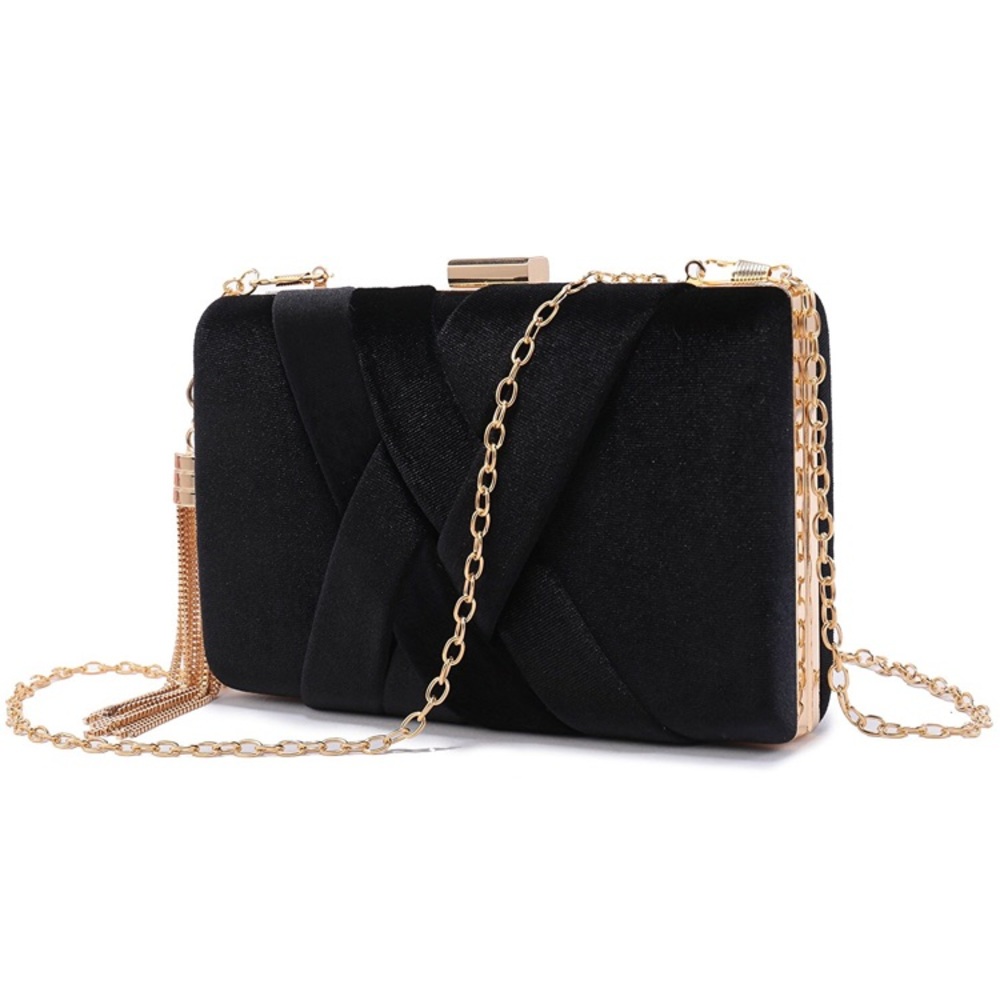 Velvet evening clutch