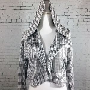 For Cynthia Open Knit Open Cropped Cardigan