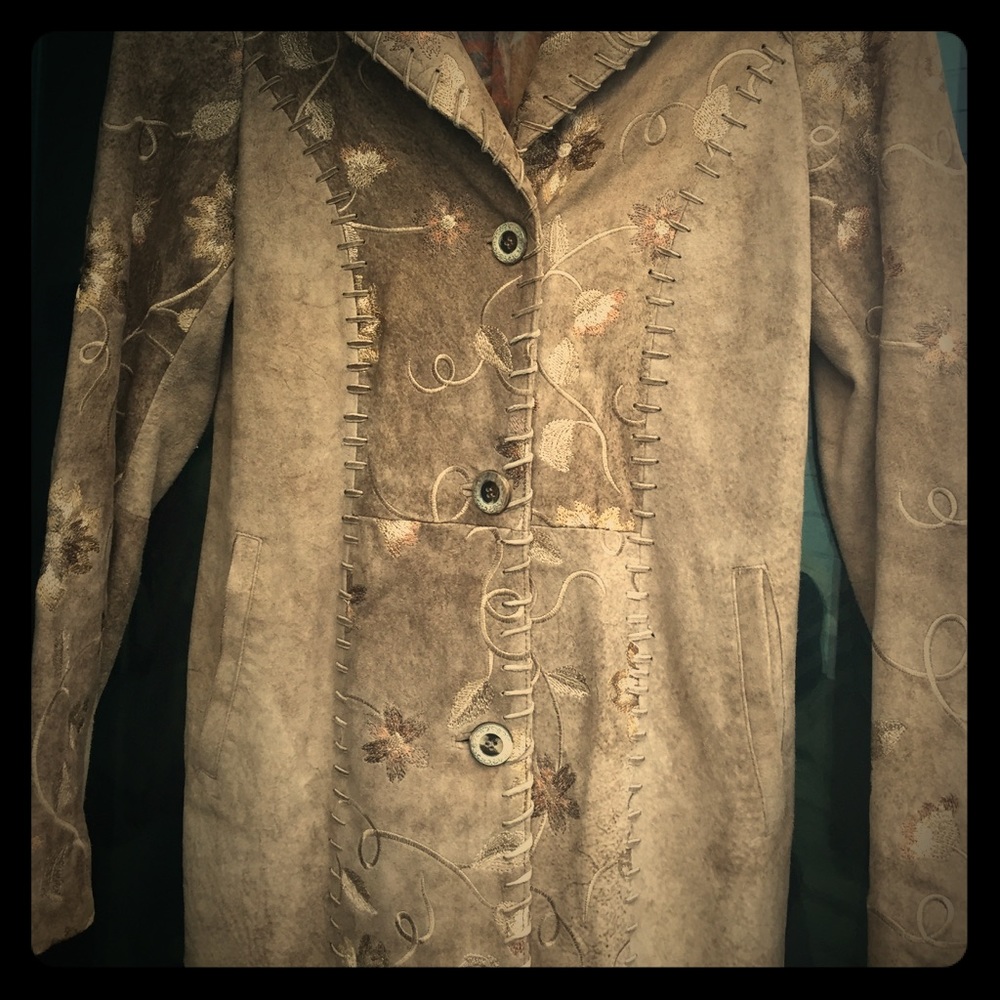Real suede jacket
