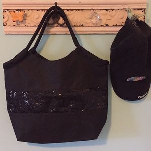 Black Tote with Bling!