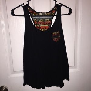 Cute racerback flowy top