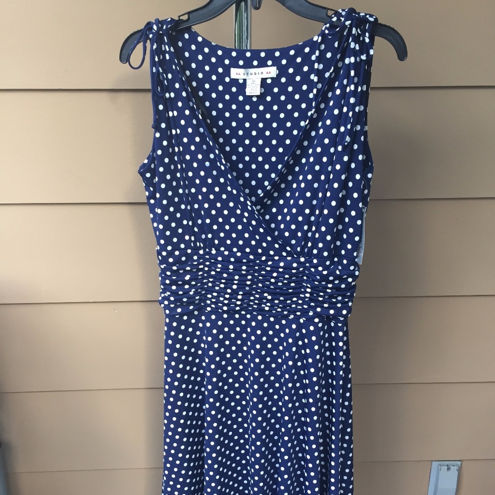 Polka Dot Sleeveless Dress