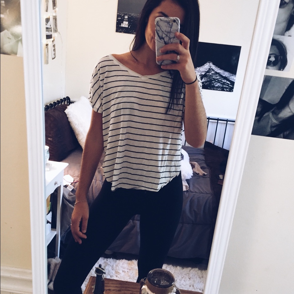 basic striped tee - Picture 1 of 3