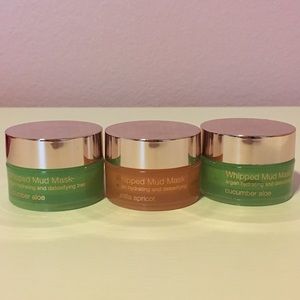 3 PC Josie Maran Travel Size Whipped Mud Masks