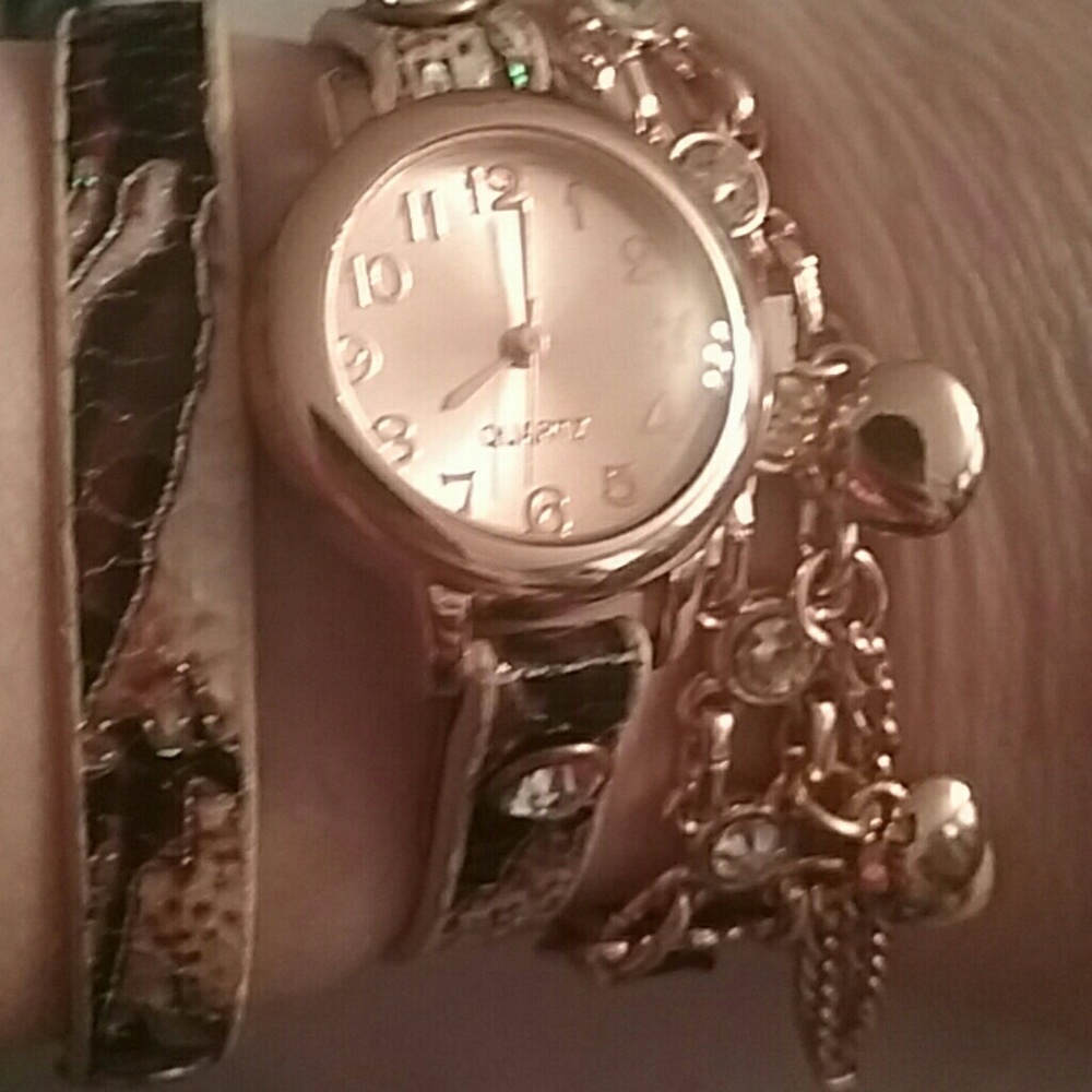Beautiful wrap around bracelet watch