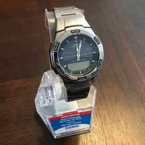 ❗️NWT❗️Casio Wave Ceptor Stainless Steel Watch
