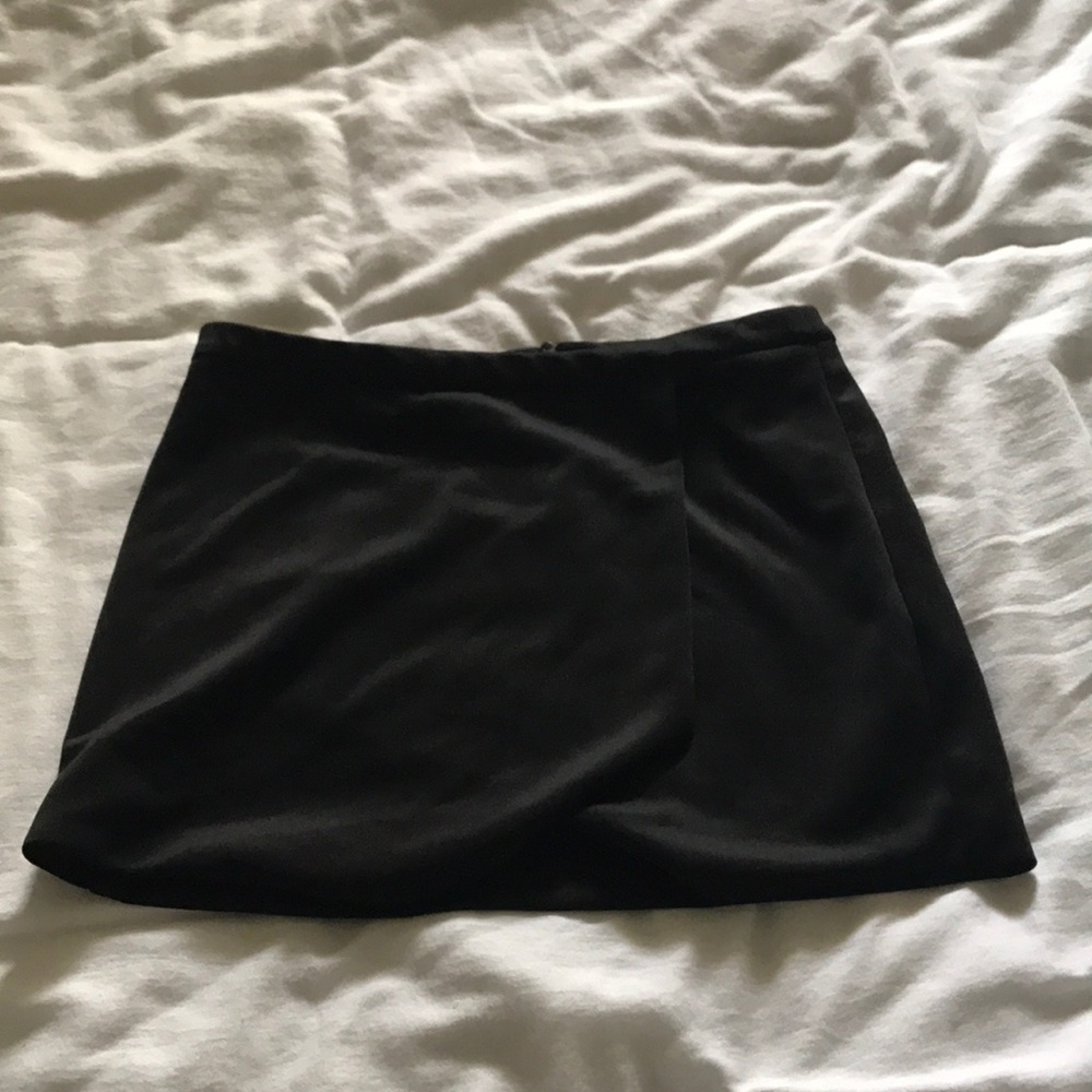 DREW Black Mini Skirt