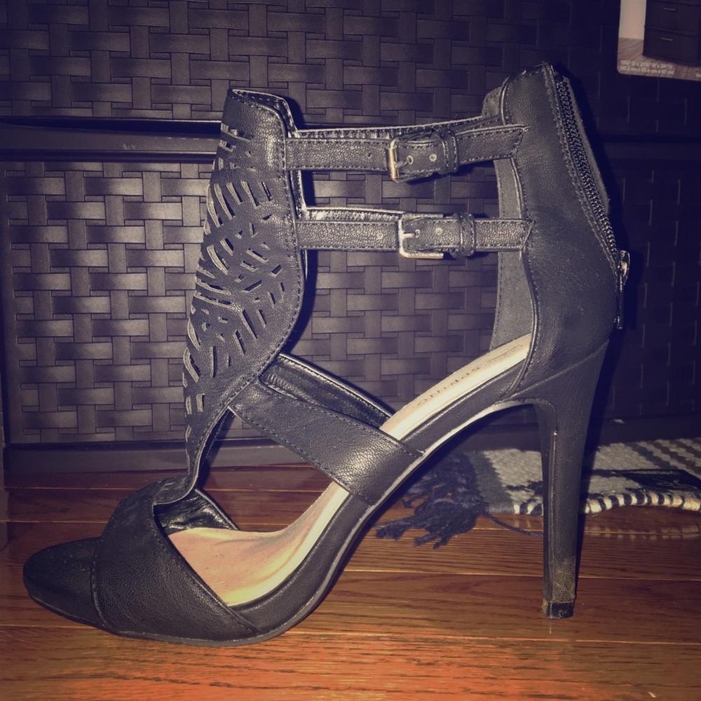 black heels