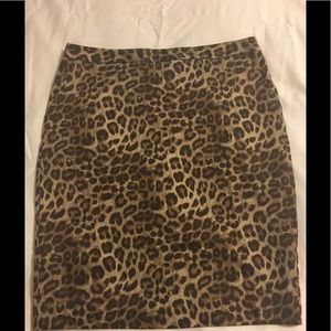 Charter Club Leopard print skirt. Like new.