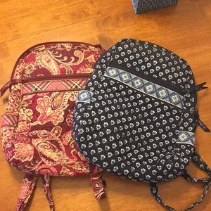 PACKAGE DEAL!! 2 VERA BRADLEY backpack purse bags