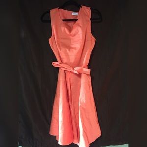 Coral Calvin Klein Dress (Size 12)