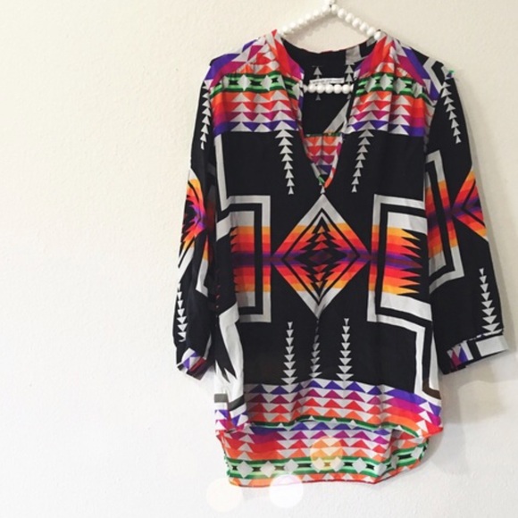 Amanda Uprichard Tops - Amanda Uprichard Tribal // Aztec Blouse