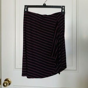 Black and Hot Pink Skirt