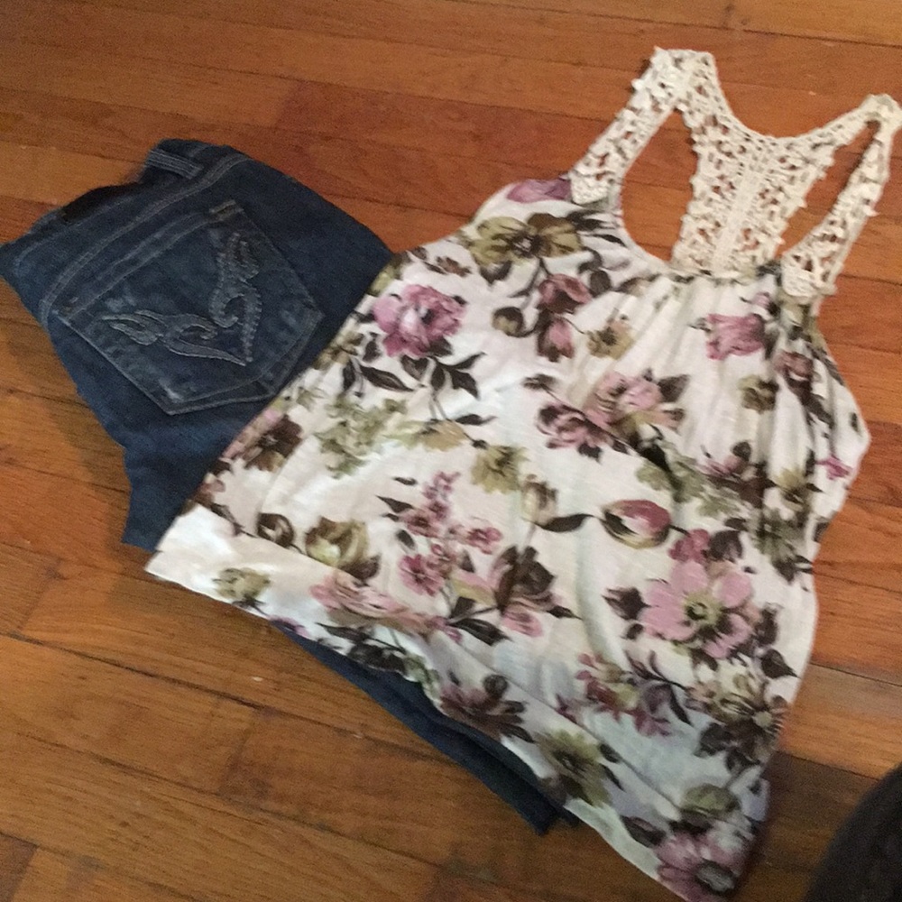 Floral tank top