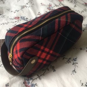 Red Flannel Cosmetic - Gold Hardware