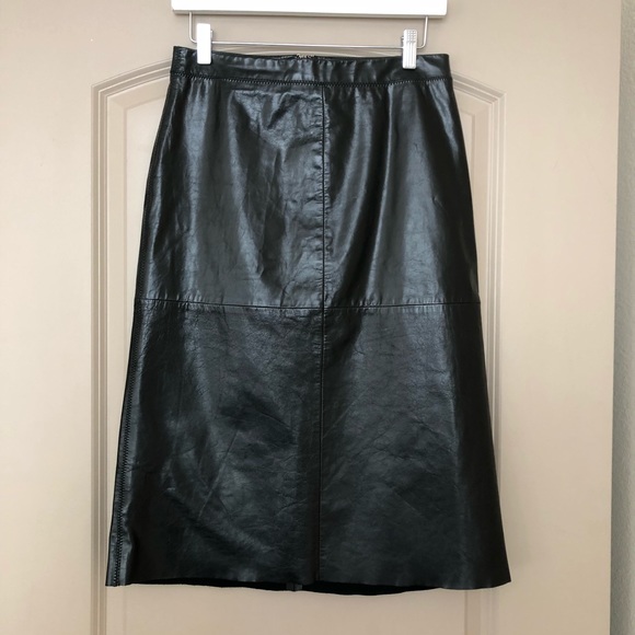 Gap high waisted leather pencil skirt - Picture 2 of 4
