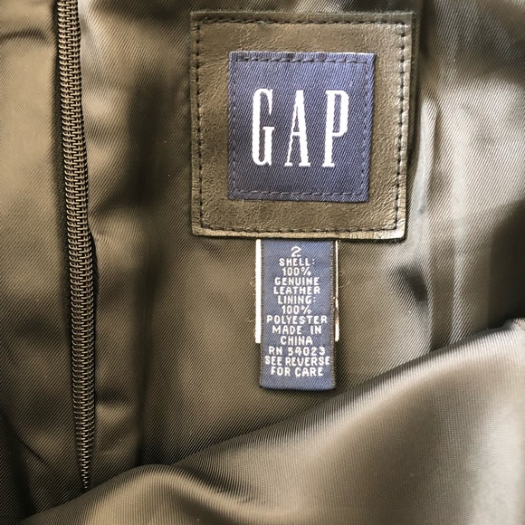 Gap high waisted leather pencil skirt - Picture 4 of 4