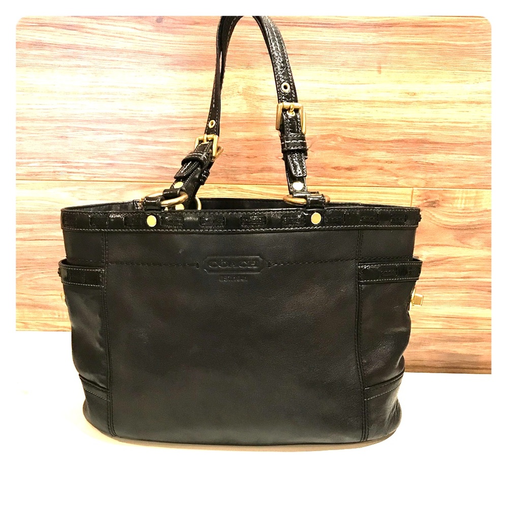 Coach leather handbag