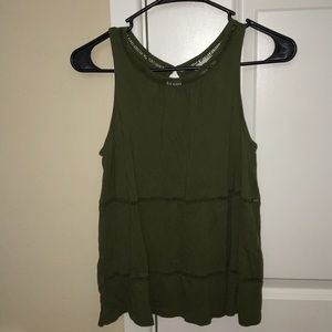 Old Navy Olive Green  flowy tank top SIZE SMALL