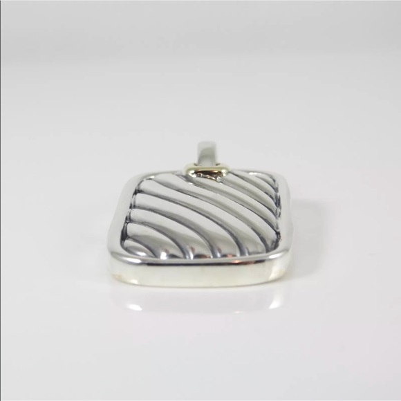 David Yurman dog tag necklace charm - Picture 4 of 8
