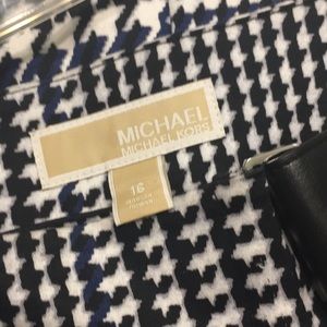 Michael Kors houndstooth skirt.