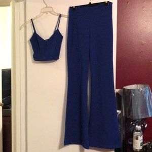 Blue Two Piece