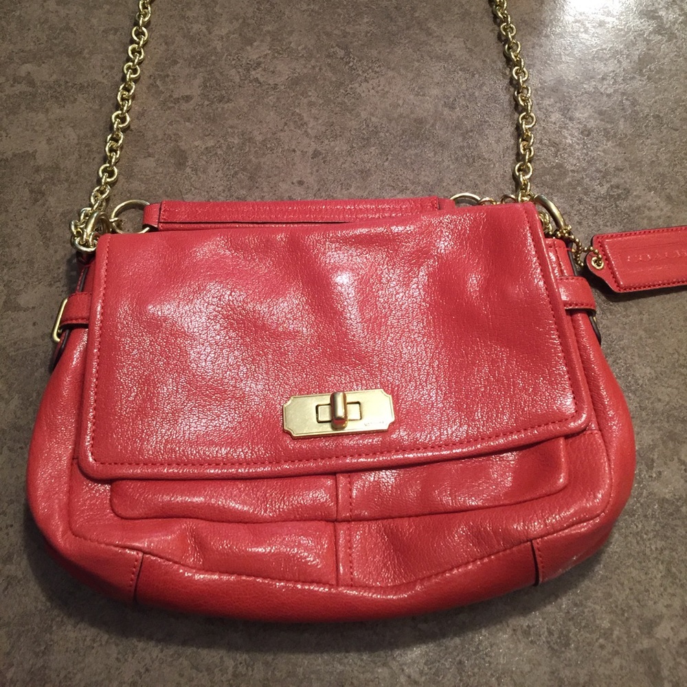 Coach Genuine Leather Shoulder Bag