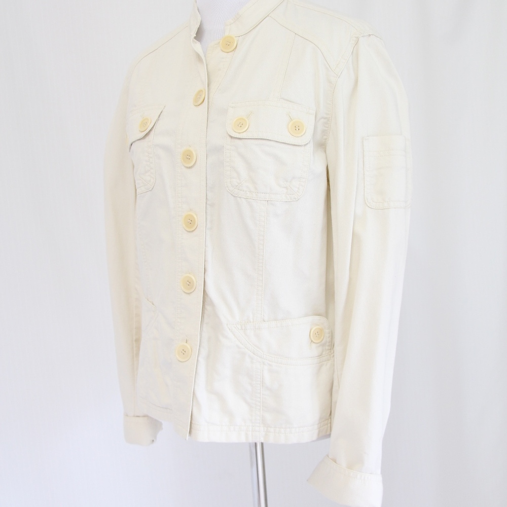 Great Spring Off White Cotton Jacket EUC