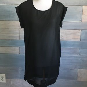 {H&M} Sheer High Low Tunic