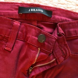 Woman’s J Brand Jeans - Red SIZE 25