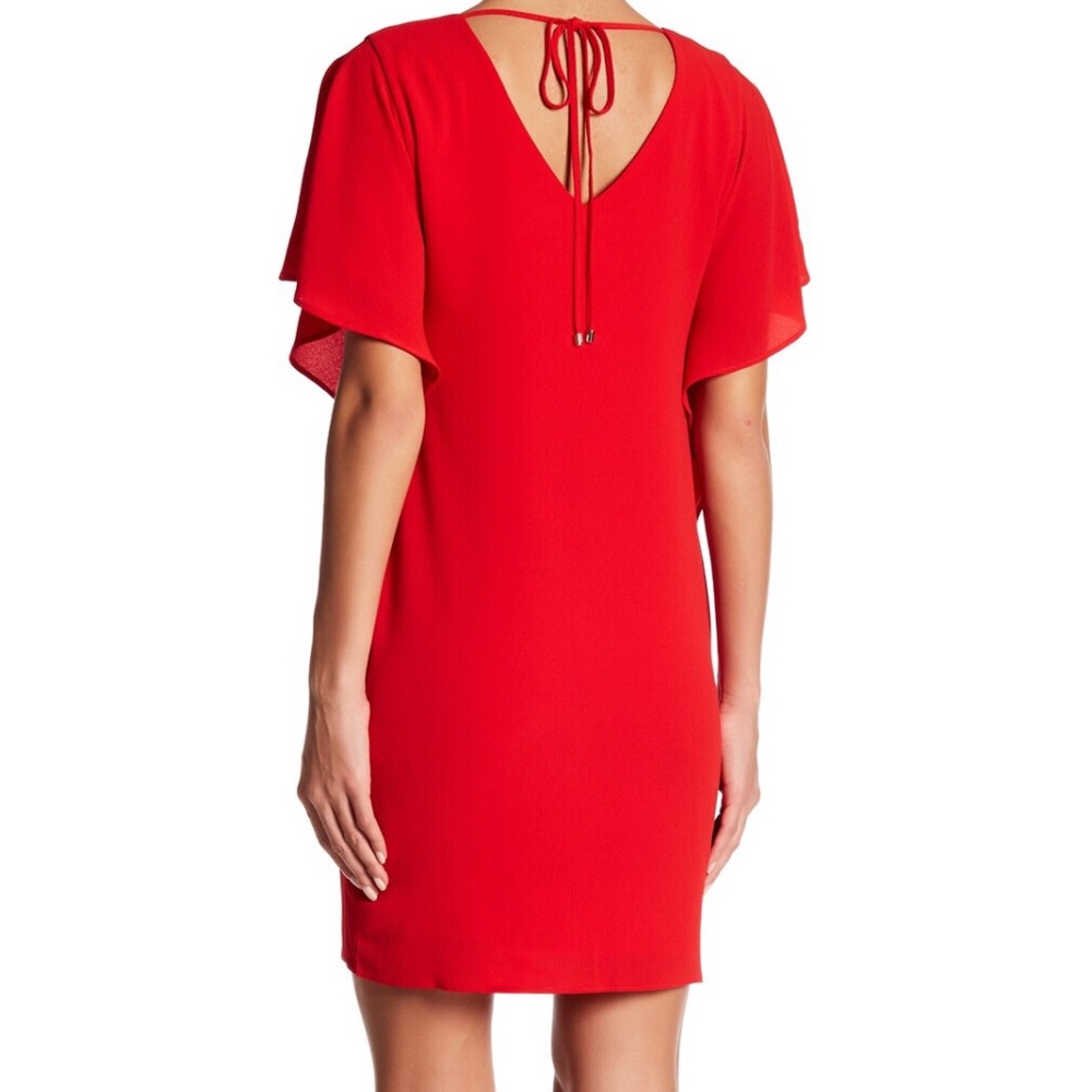 ❤️ELIZA J Domain Sleeve Crepe Shift Dress - Picture 2 of 6