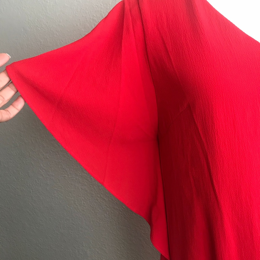 ❤️ELIZA J Domain Sleeve Crepe Shift Dress - Picture 3 of 6