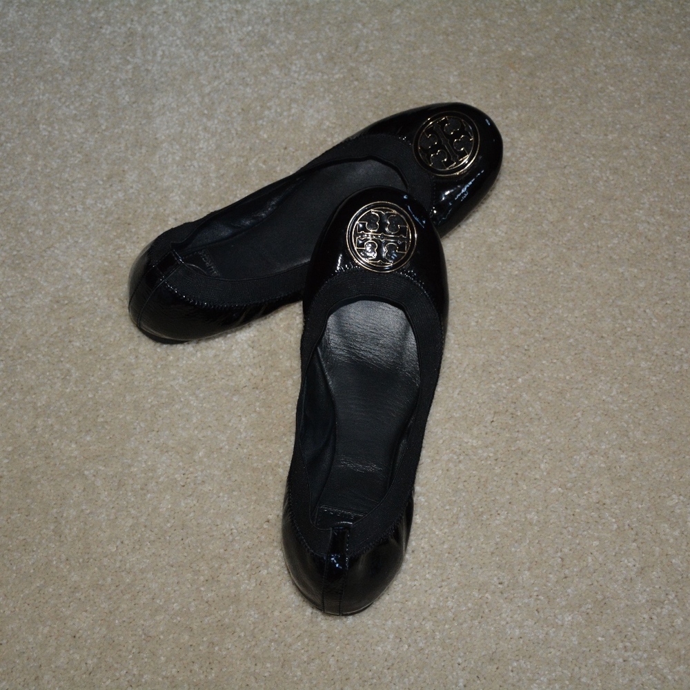Tory Burch Caroline Patent Leather Flats