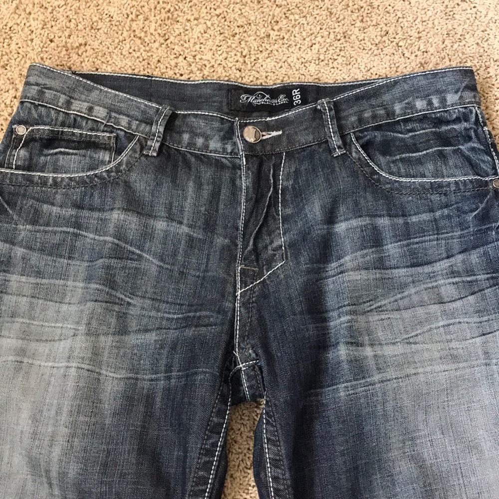 🔥MENS BLACK LABEL MANCHESTER JEANS 36R🔥