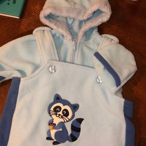 2 piece winter set, with slip for car seat safety