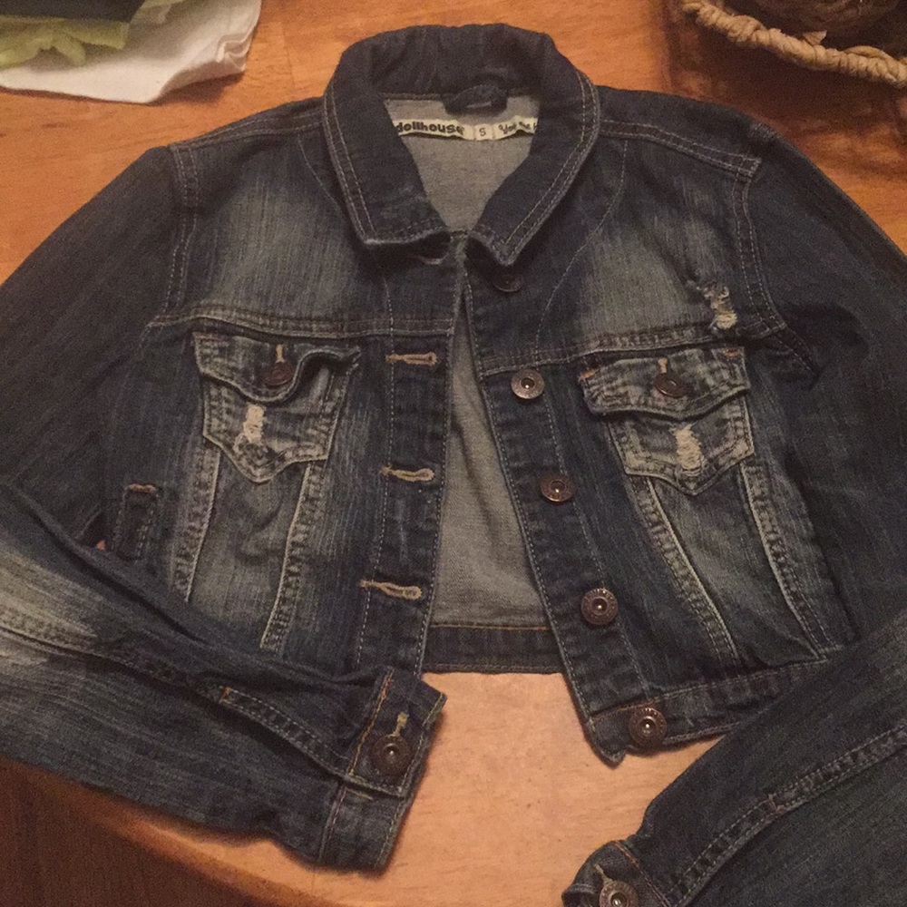 Cropped Jean Jacket