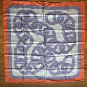 Like new! Large square Hermes scarf