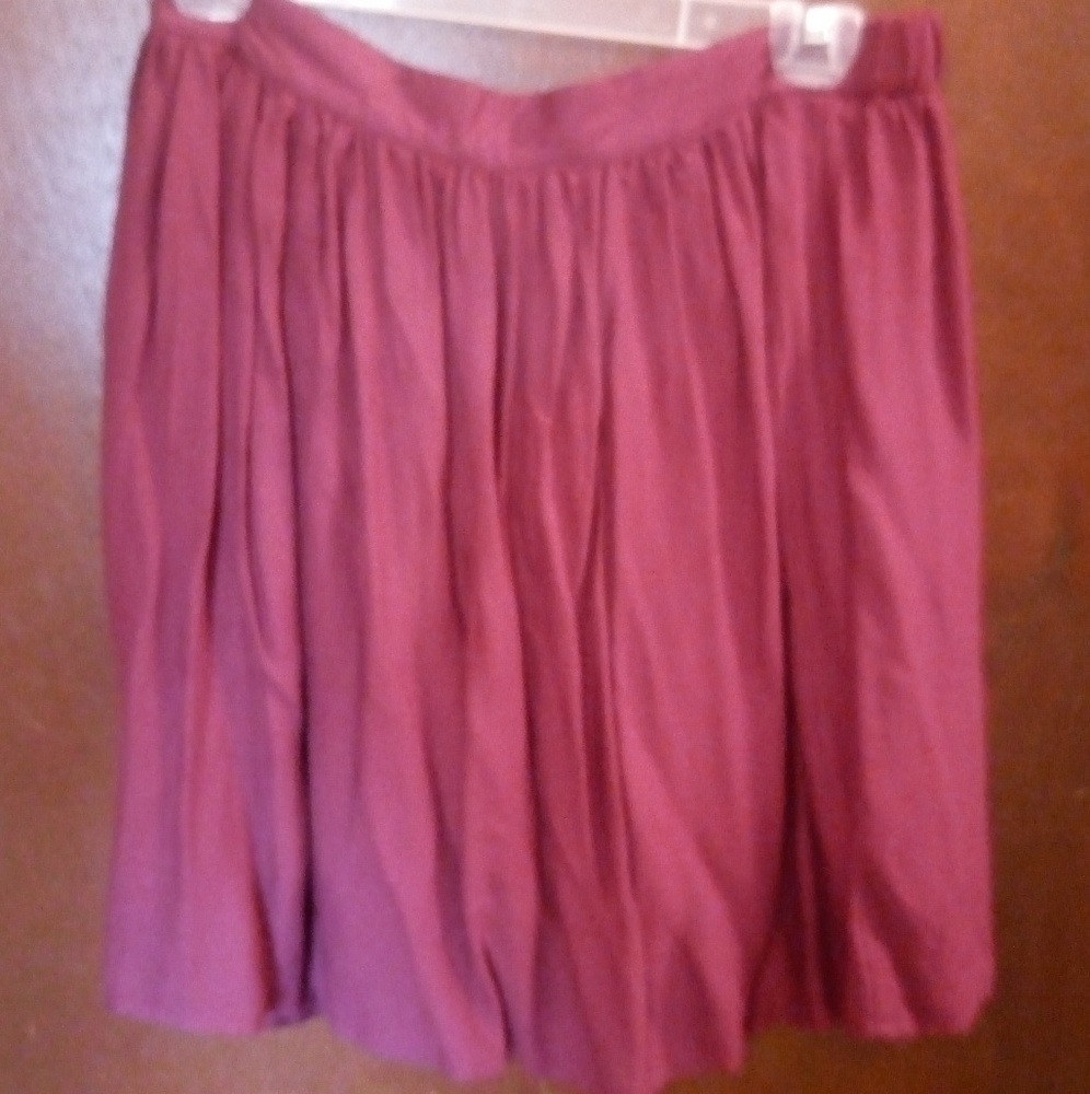 Old Navy Cranberry Mini Skirt