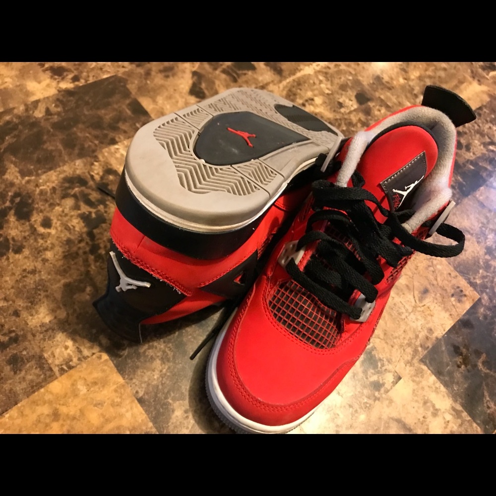 Fire red Jordan’s