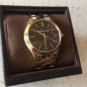 Michael Kors gold two-tone watch