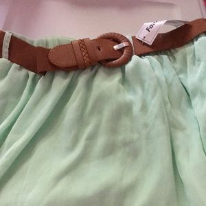 Waterfall ruffle skirt