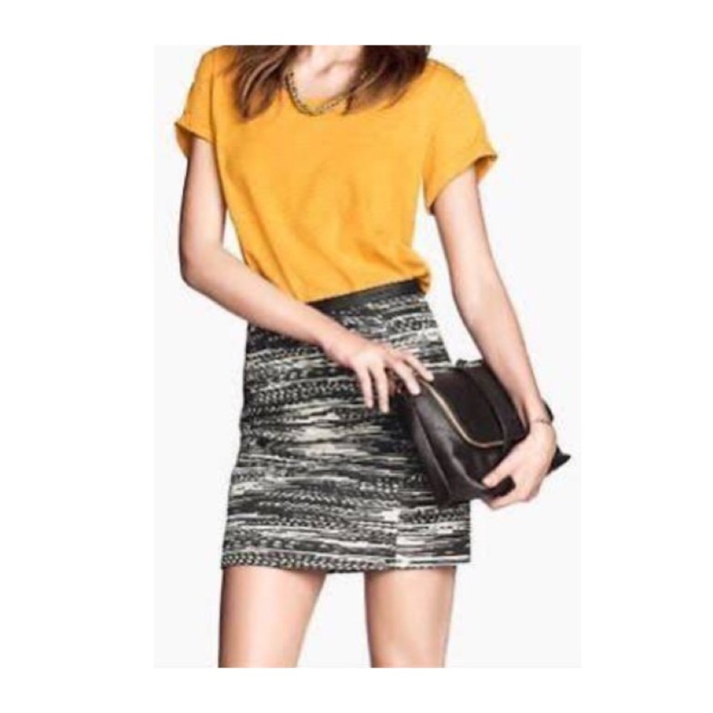 H&M Jacquard Weave Skirt