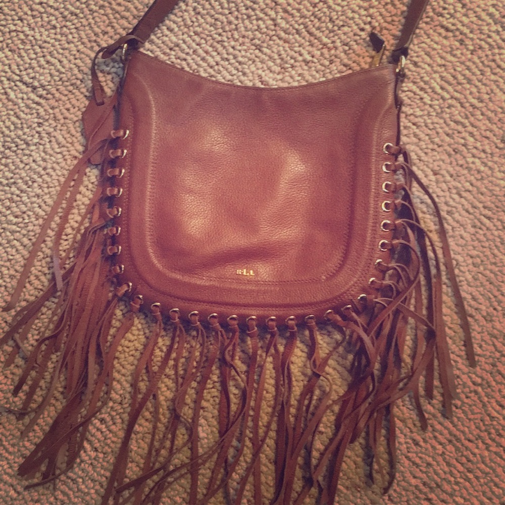 Ralph Lauren fringe crossbody