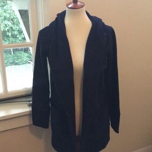 LOFT open front hooded sweatshirt