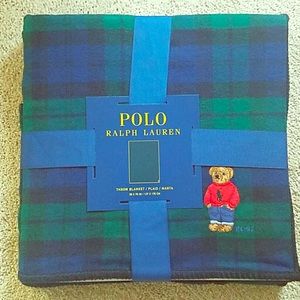 Ralph Lauren Polo Throw Blanket