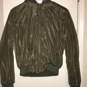 Bomber Jacket with hoodie