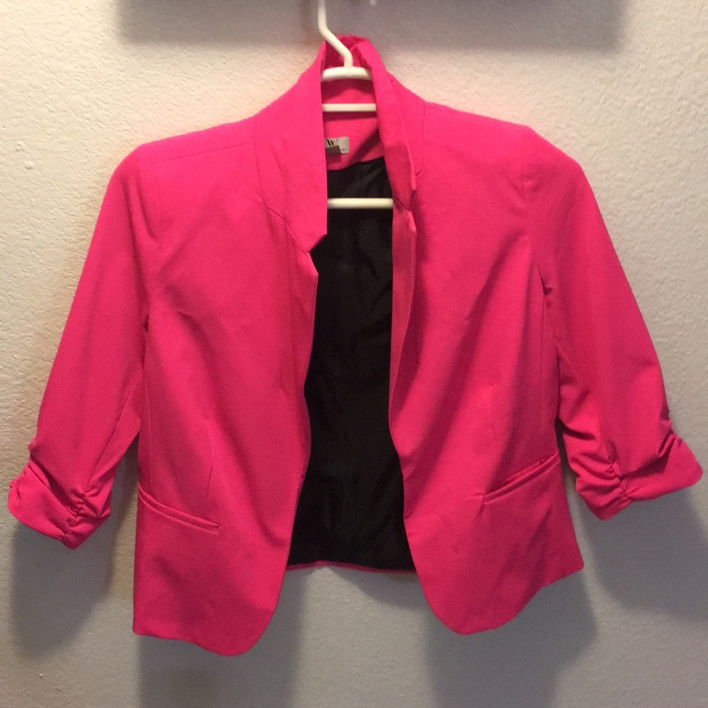 Hot pink blazer