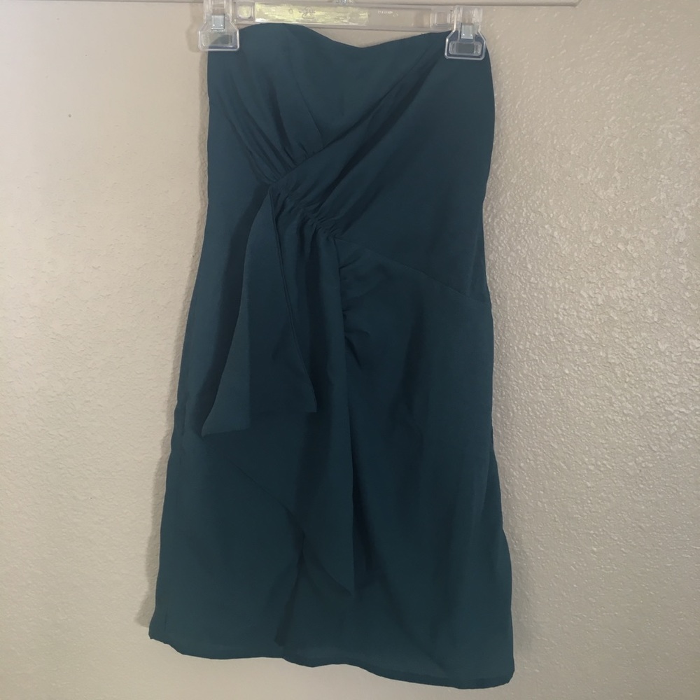 Forest green dress