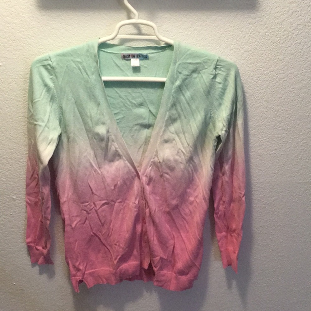 Cotton candy cardigan